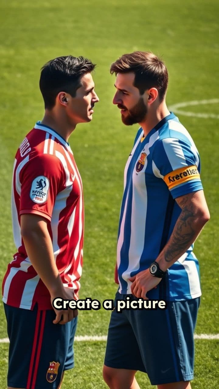 Ronaldo vs. Messi Showdown on the Field
