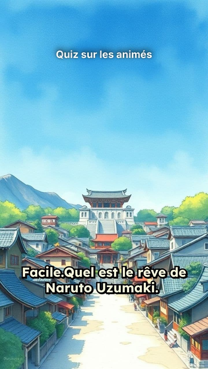 Quiz sur les animés