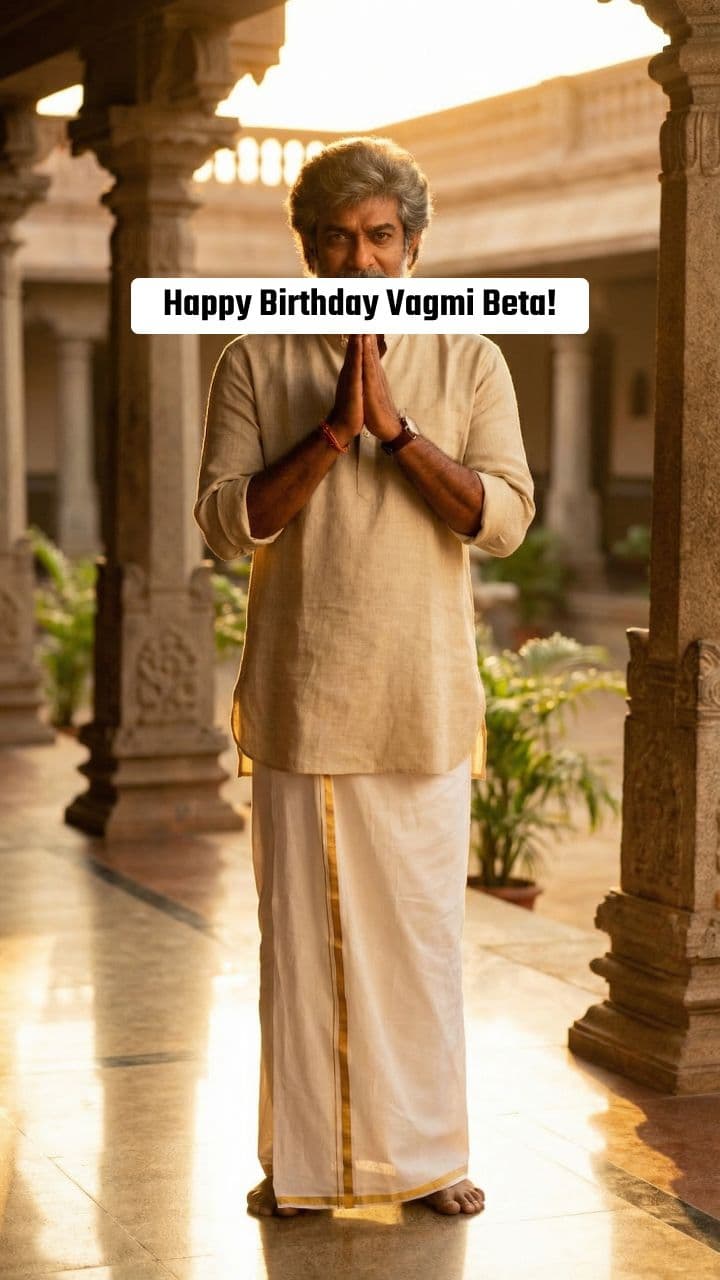 Rajnikanth Birthday Wish for Vagmi Rao