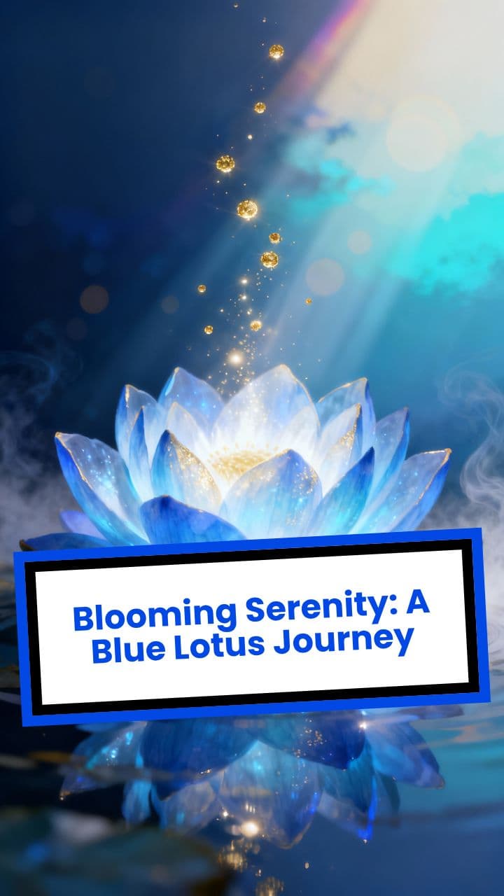 Blooming Serenity: A Blue Lotus Journey