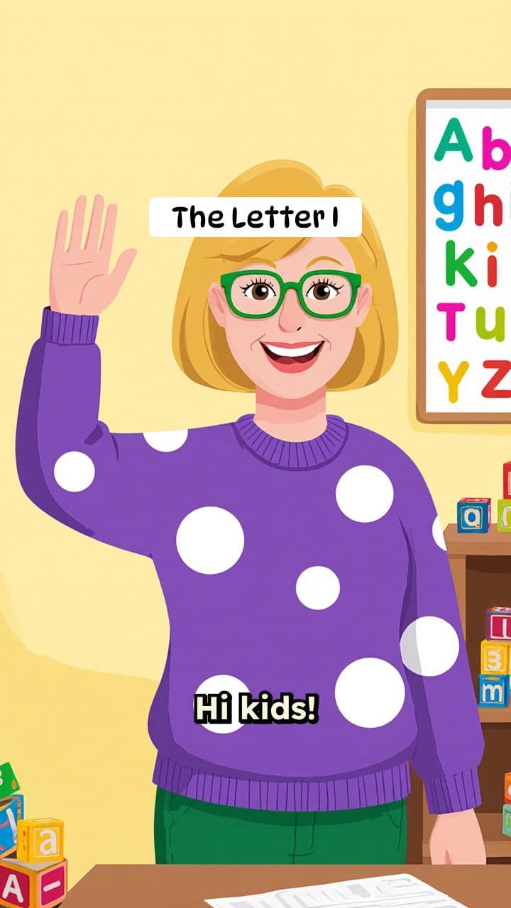 Learning the Letter I with Teacher Lily