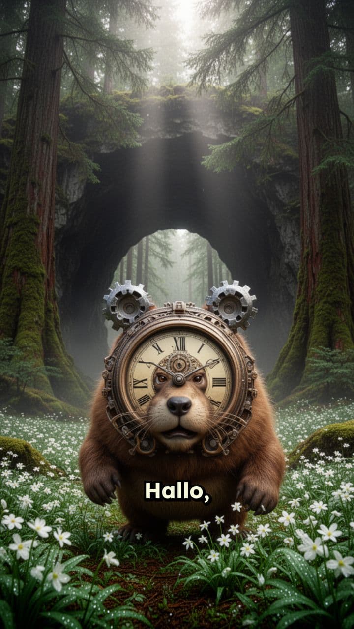 Nilpferduhrhe und der Wabenstock