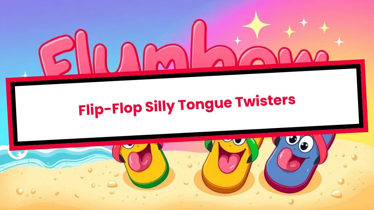 Flip-Flop Silly Tongue Twisters