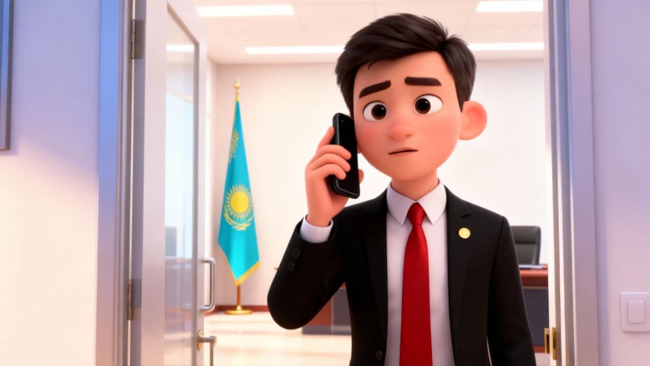 Жамбыл на звонке из кабинета