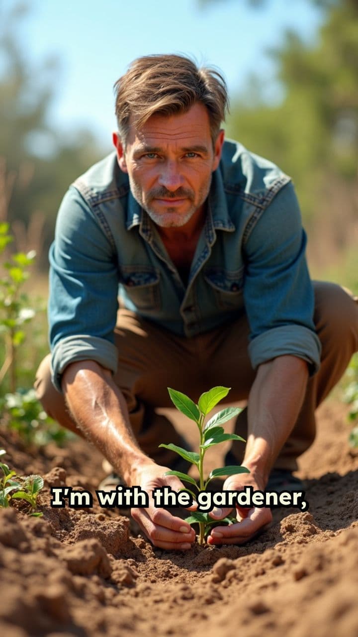 The Gardener Is Planting His Seed