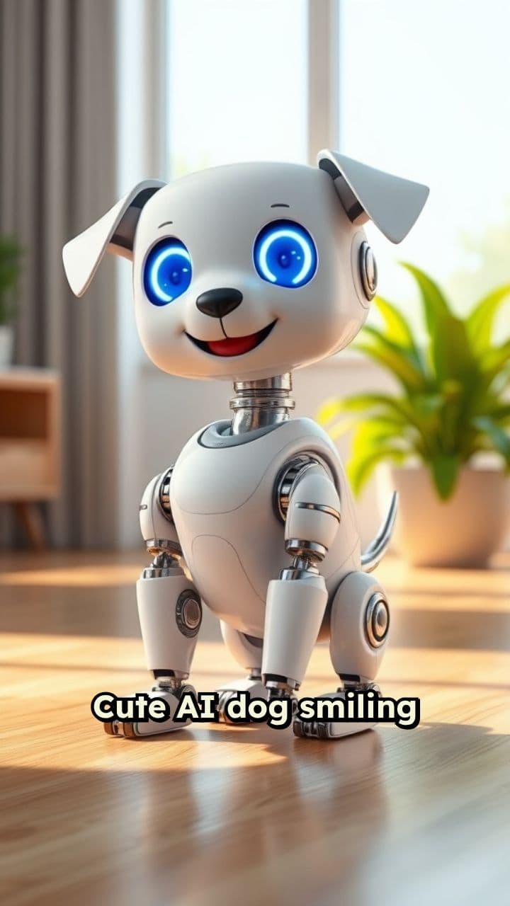 Cute Dancing AI Dog