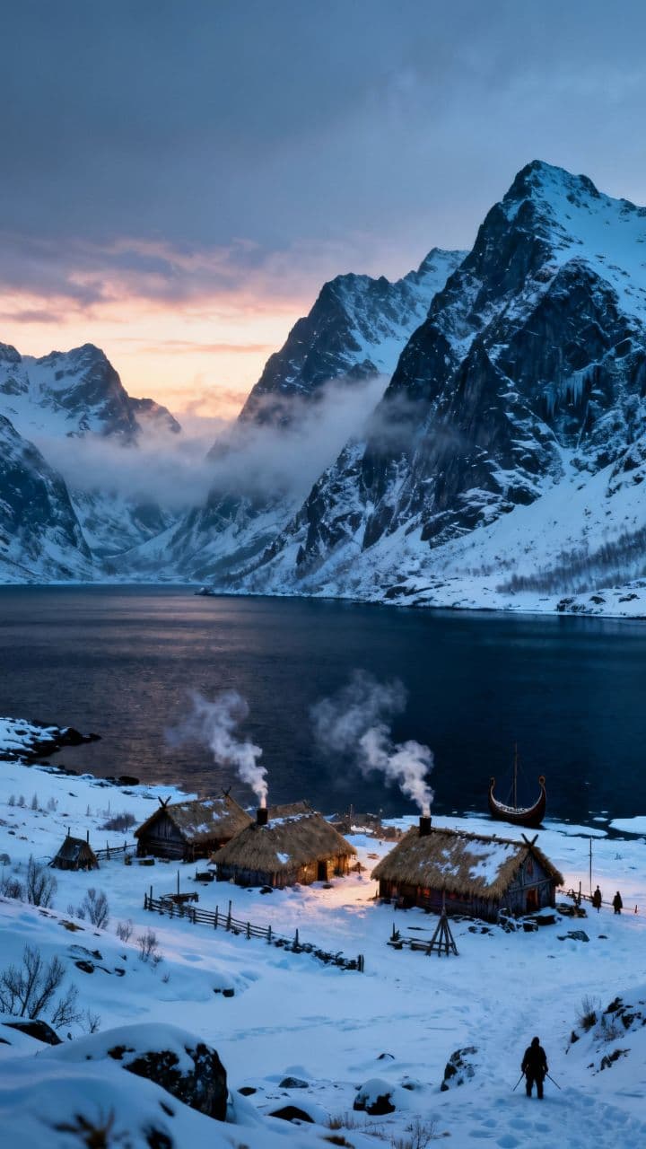 Fjallganga yfir hafið