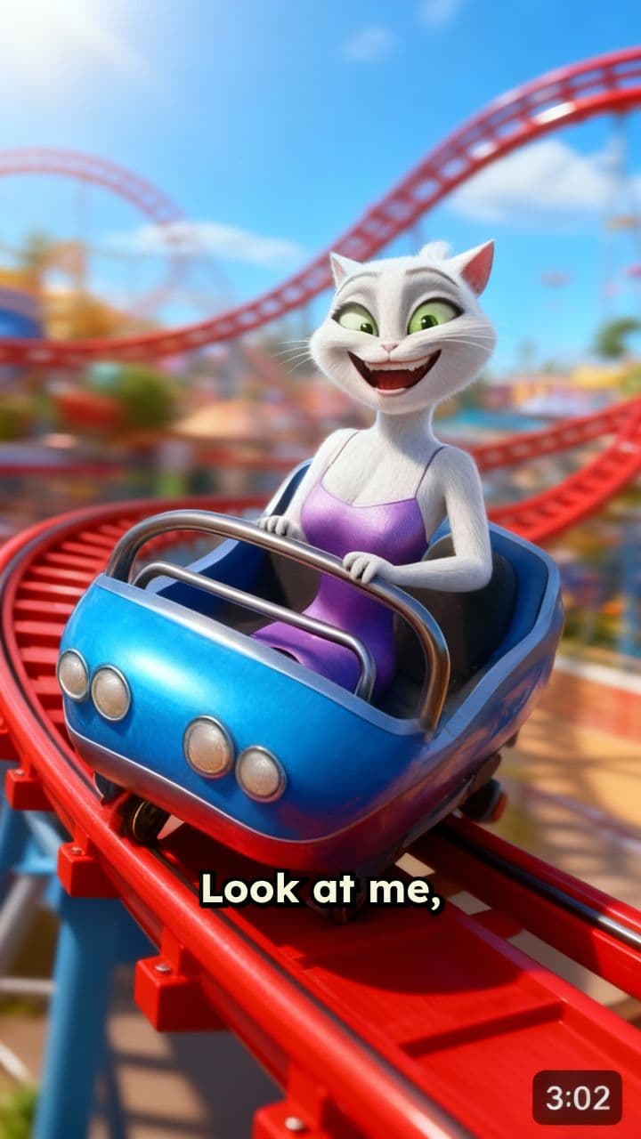 Kitten Chaos: Rollercoaster and Jet Ski Rescue