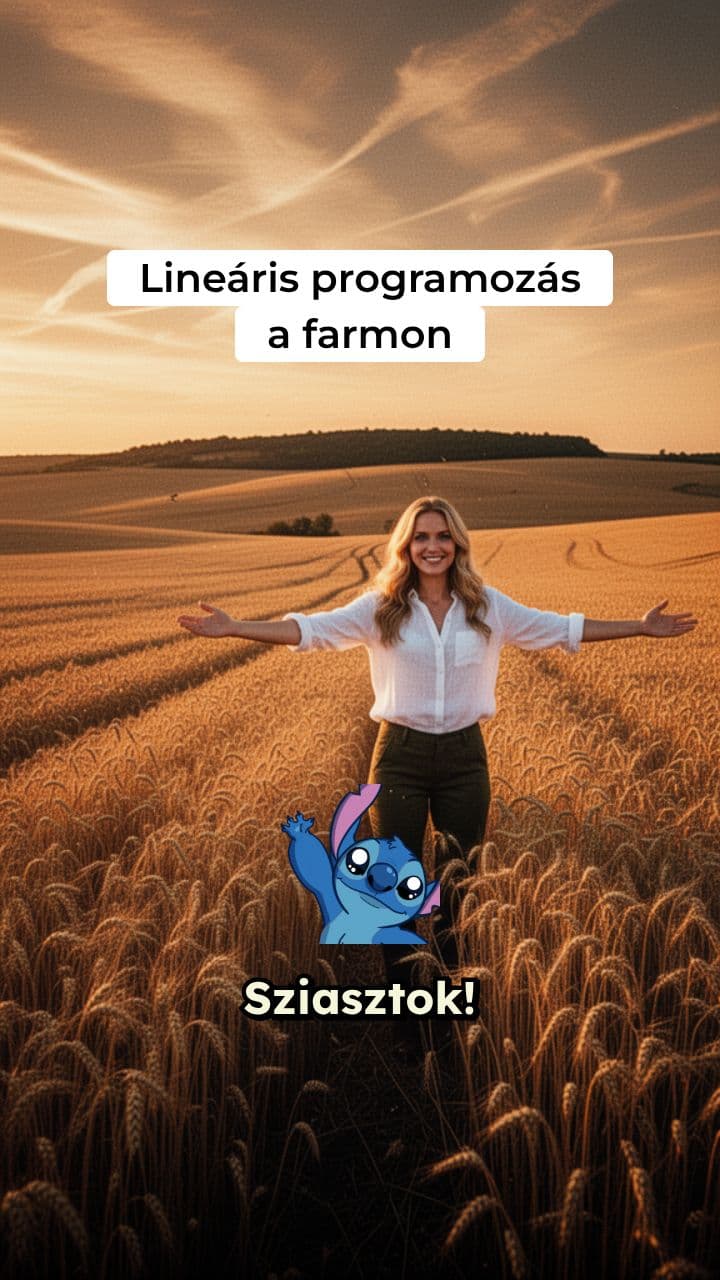 Lineáris Programozás az Agráriumban