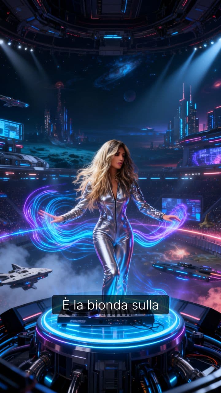 La Bionda Sulla Cresta Dell'Onda