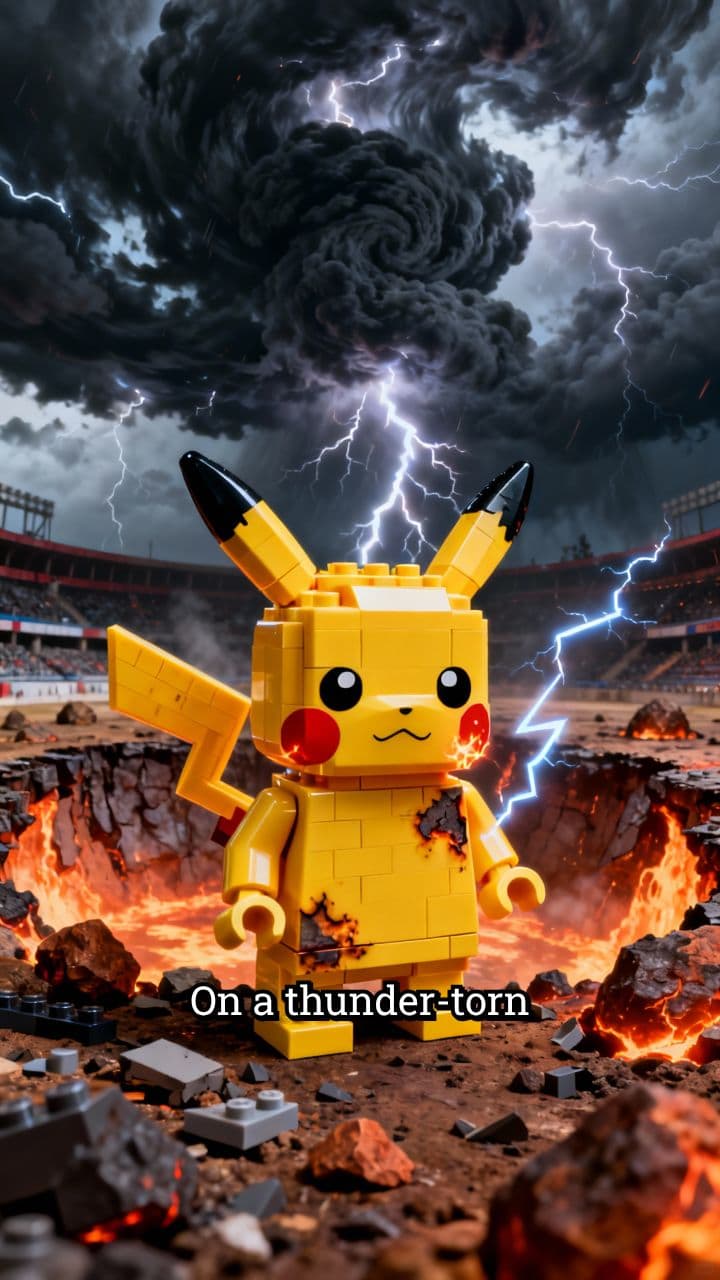 Lego Showdown: Pikachu vs. Charizard