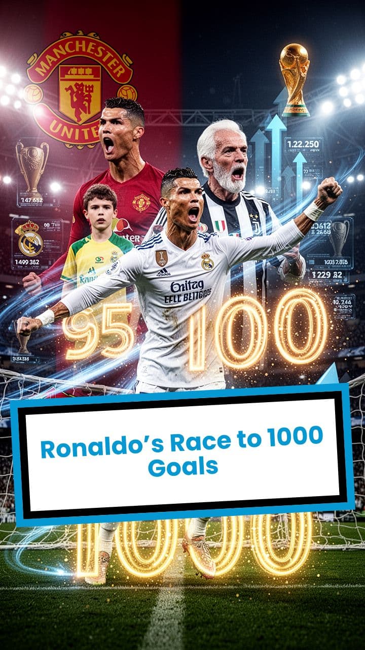 Ronaldo’s Race to 1000 Goals