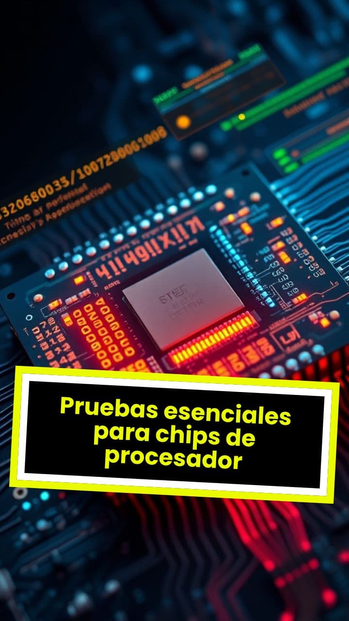 Pruebas esenciales para chips de procesador