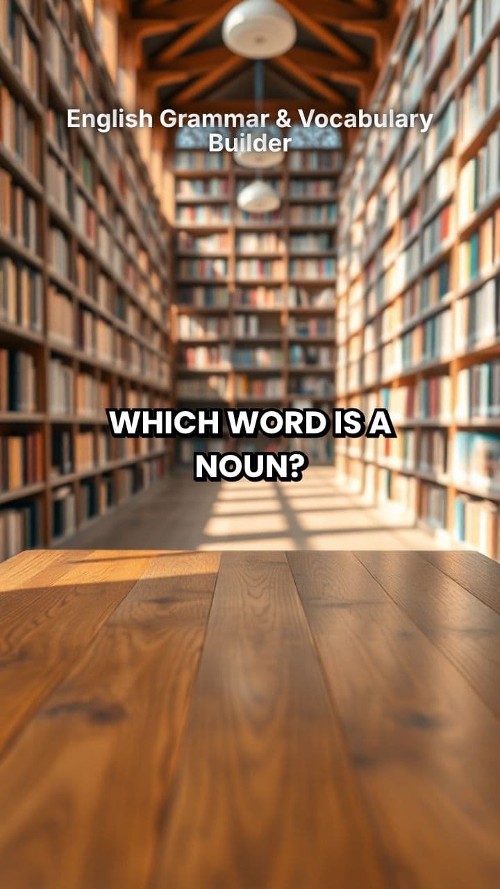 English Grammar & Vocabulary Builder