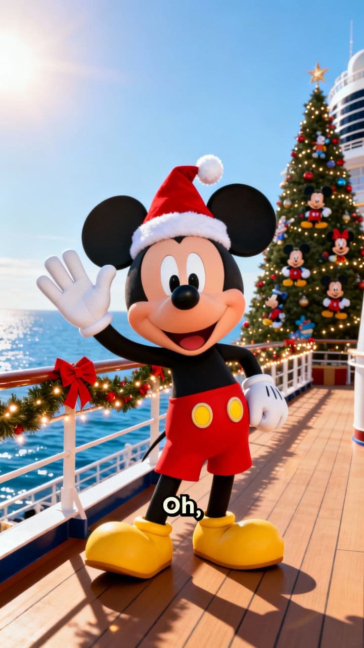 Christmas Surprise: Disney Cruise Adventure!