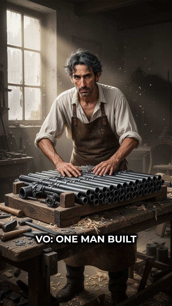 The 25-Barrel Gun That Missed the King