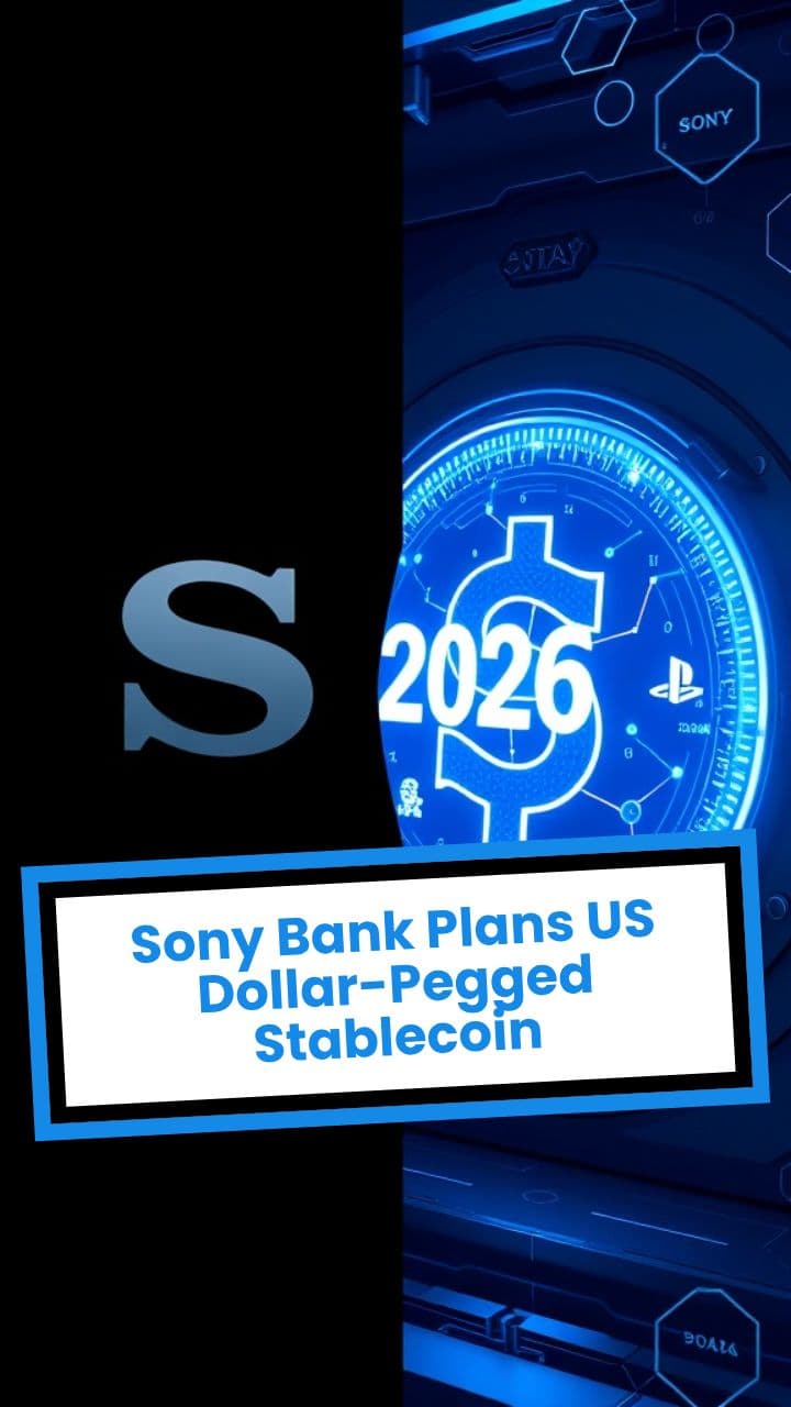 Sony Bank Plans US Dollar-Pegged Stablecoin