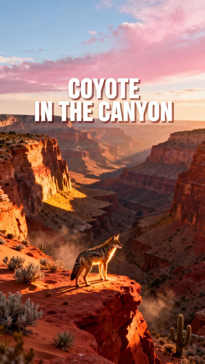 Coyote in the Canyon