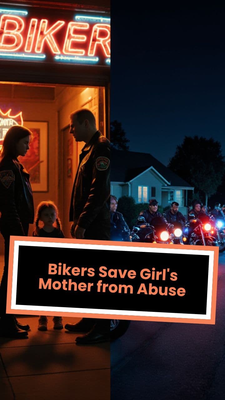 Bikers Save Girl's Mother from Abuse