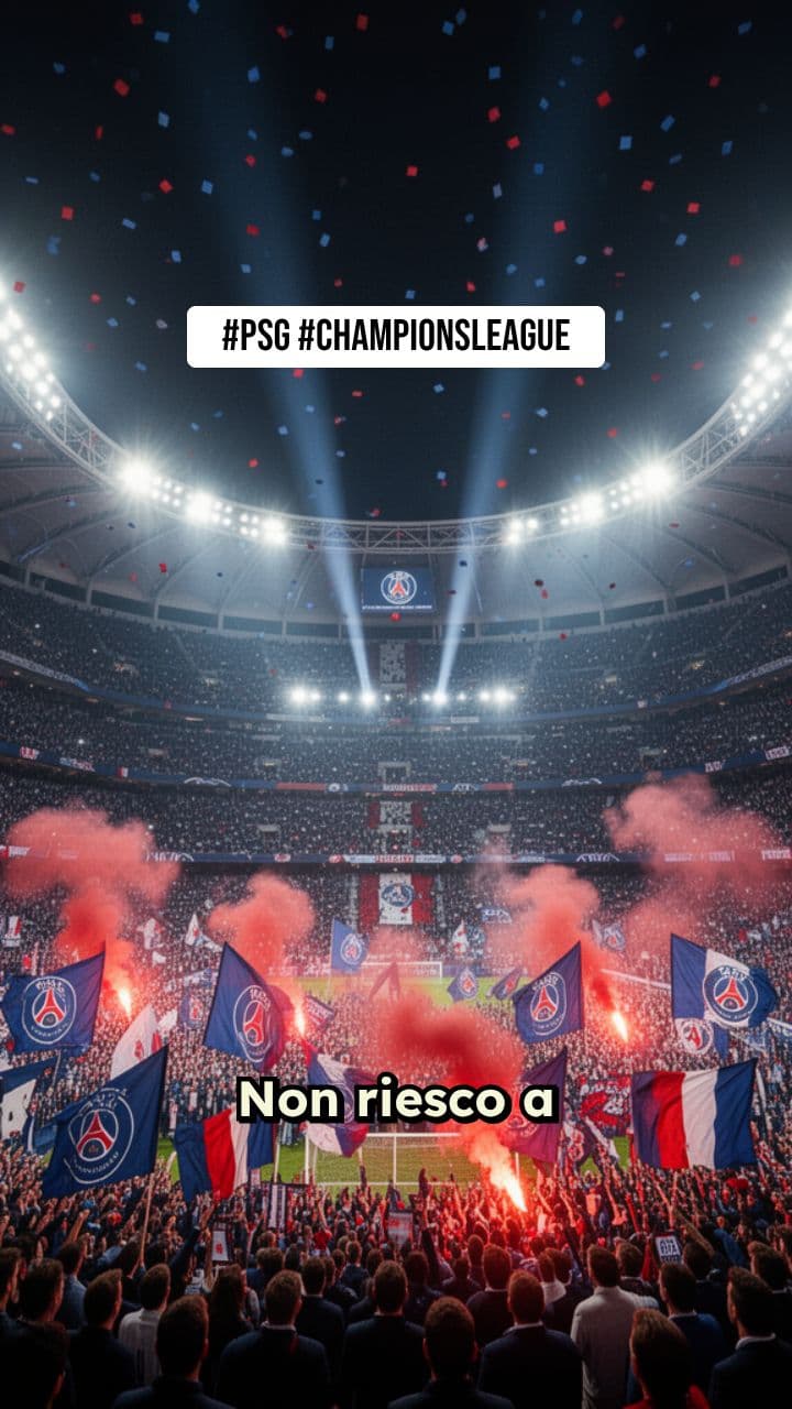 PSG Champions League Victory Celebration