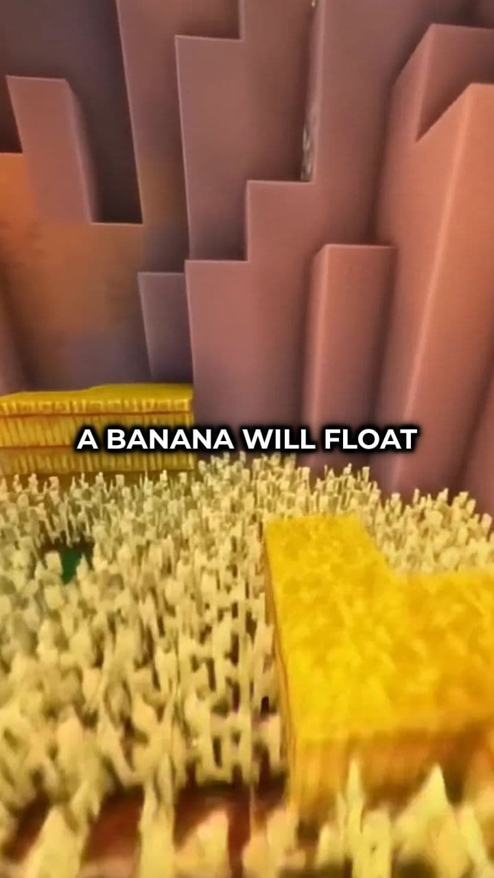Why Bananas Float Until Peeled