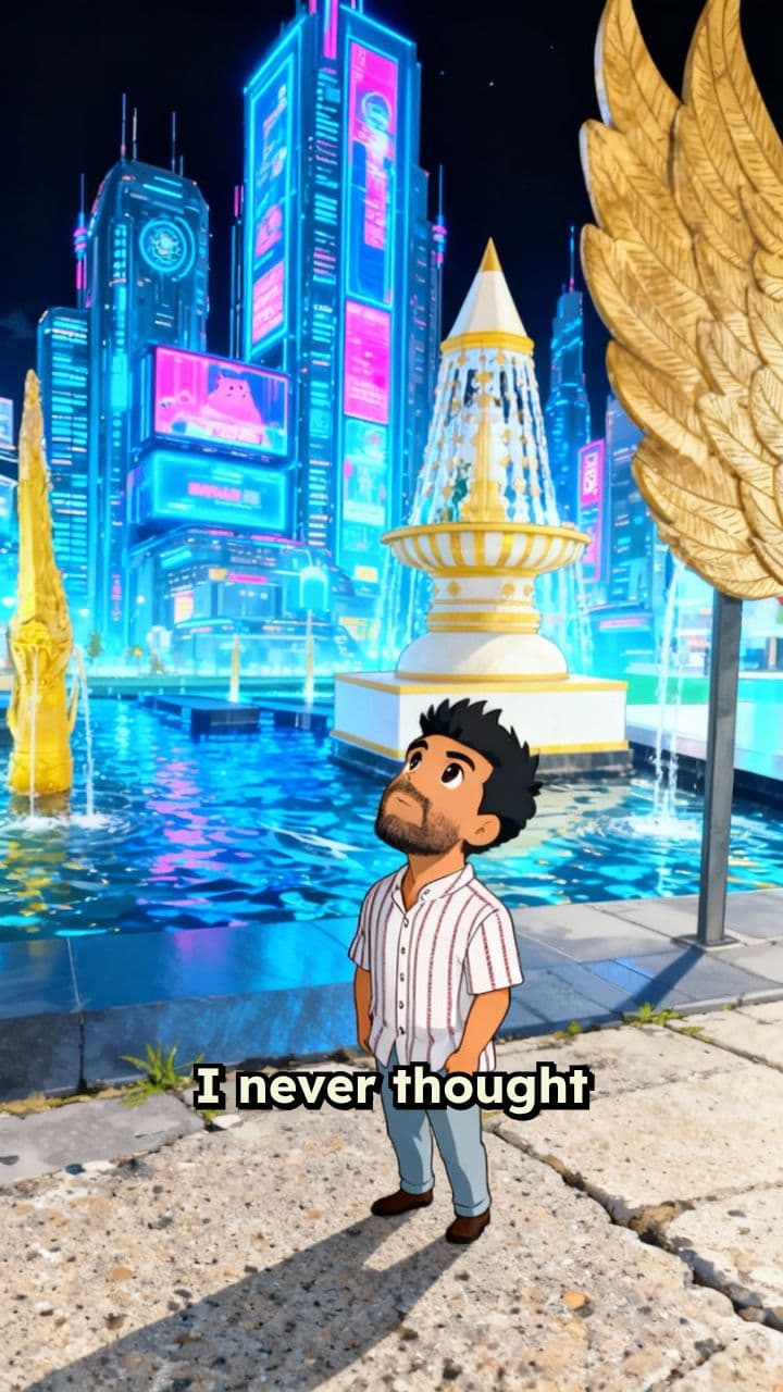 A Tiny Hero in a Mega City