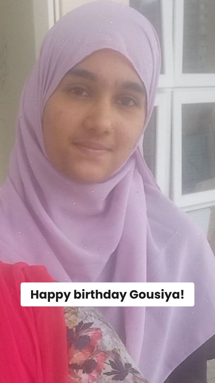 Happy Birthday Gousiya