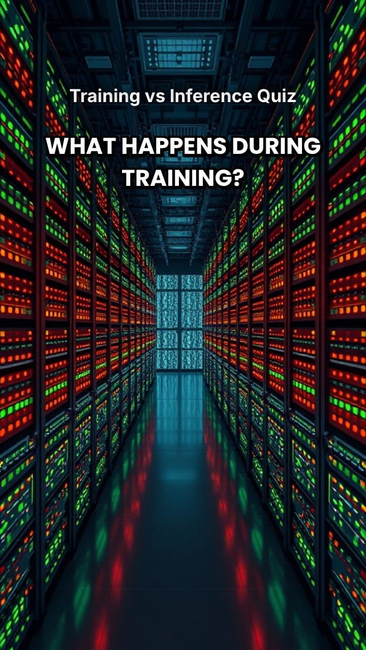 Training vs Inference Quiz