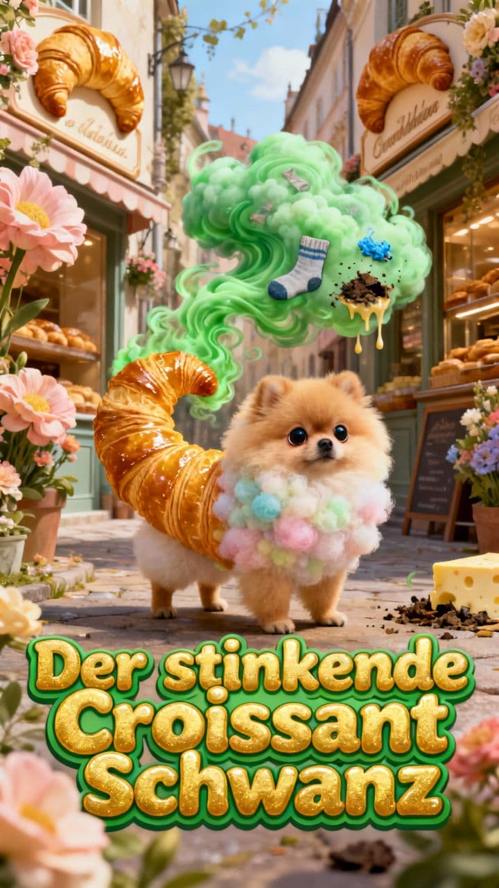 Der stinkende Croissant Schwanz