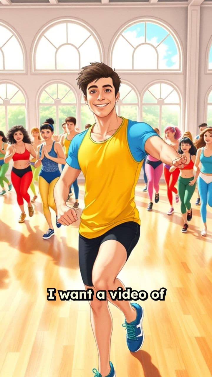 80s Aerobics Class Video