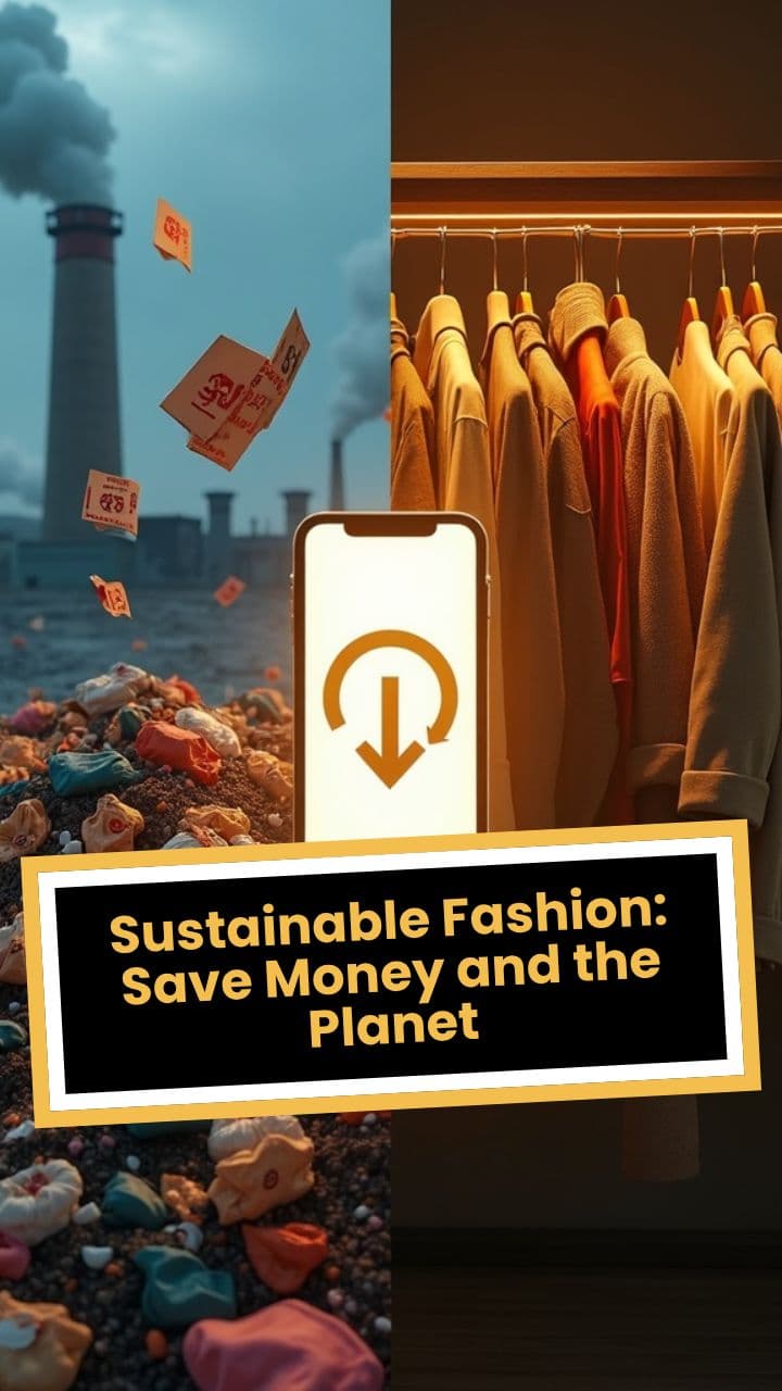 Sustainable Fashion: Save Money and the Planet