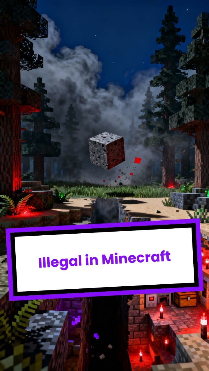 Illegal in Minecraft