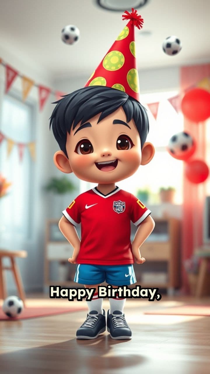 Anish's Chibi Football Birthday