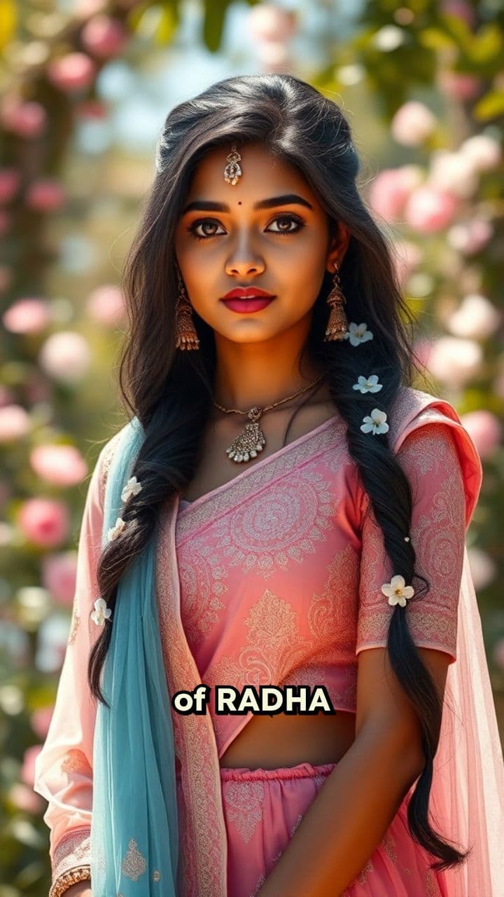 राधा रानी का खूबसूरत लहंगा