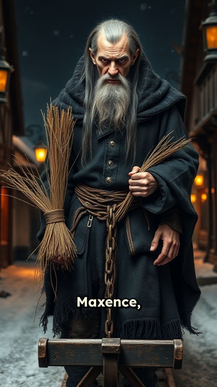 Avertissement du Père Fouettard à Maxence