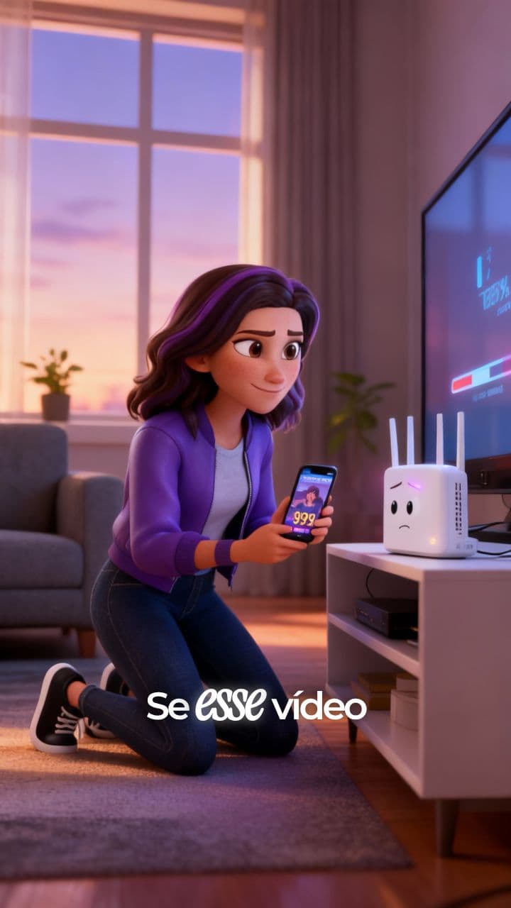 Eu tive que virar dragão pra internet voltar 🐉📶