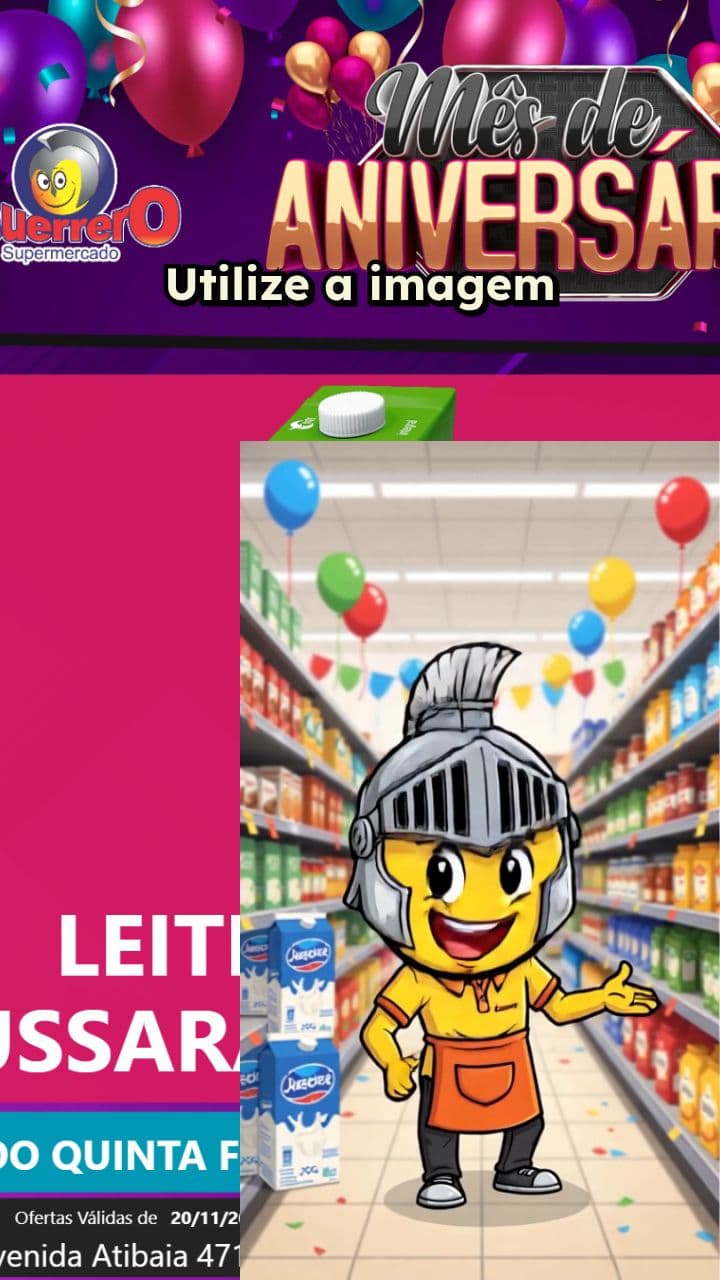 Aniversário Supermercado: Oferta Imperdível!